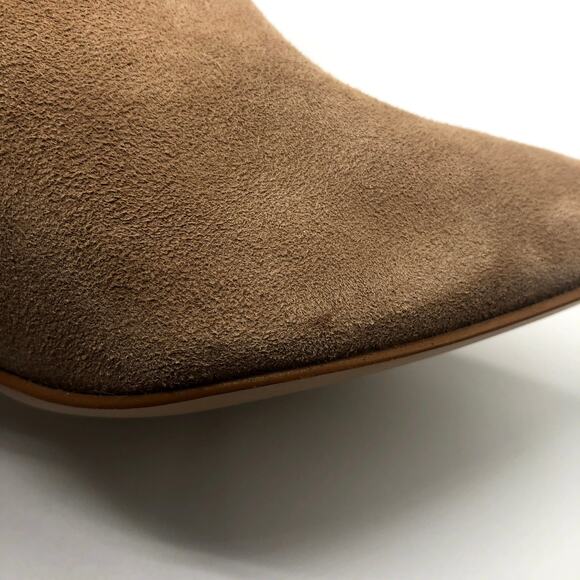 Marc Fisher Tan Suede Heel Ankle Booties 7.5 - Picture 5 of 9